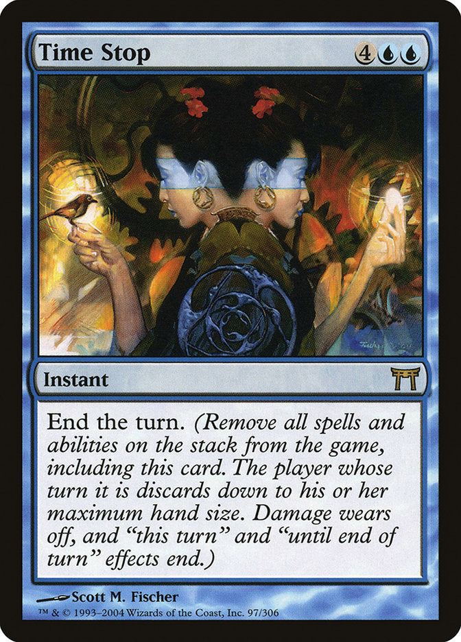 Time Stop [Champions of Kamigawa] Magic: The Gathering