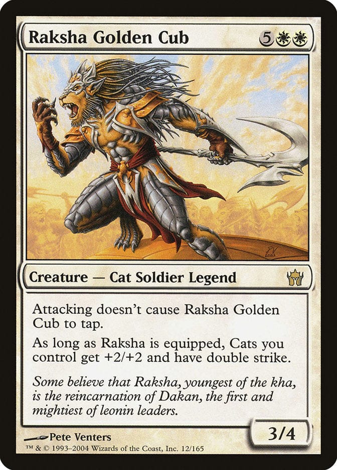 Raksha Golden Cub [Fifth Dawn] Magic: The Gathering