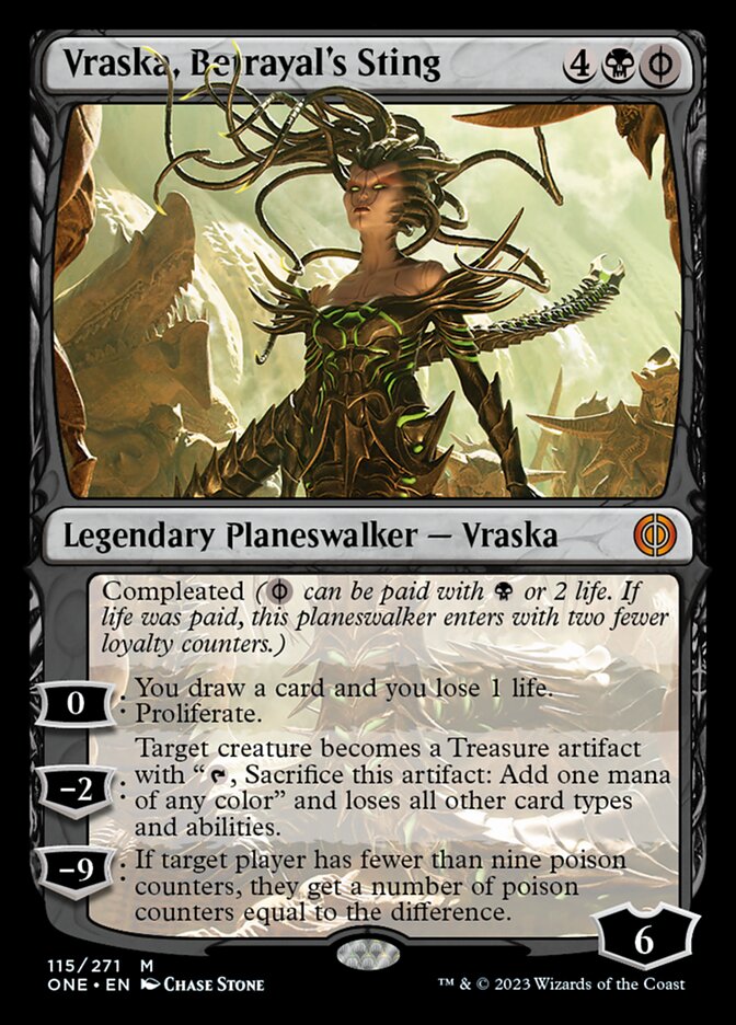 Vraska, Betrayal's Sting [Phyrexia: All Will Be One] Magic: The Gathering