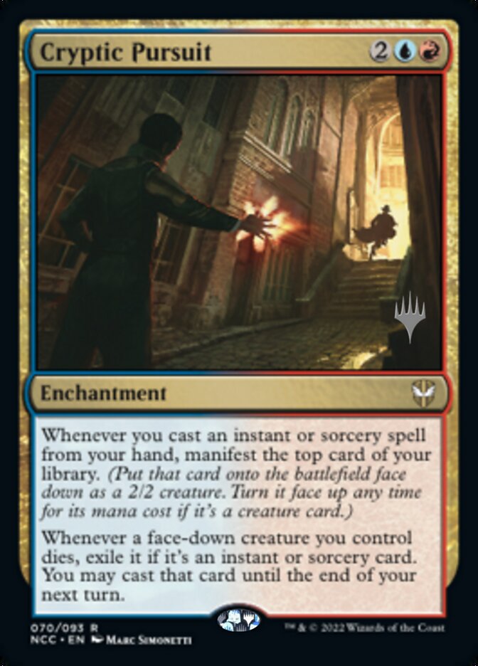 Cryptic Pursuit (Promo Pack) [Streets of New Capenna Commander Promos] Magic: The Gathering