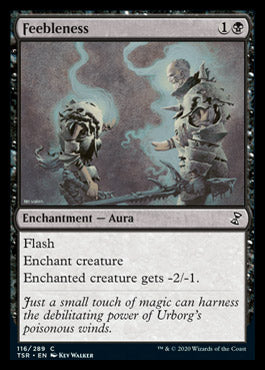 Feebleness [Time Spiral Remastered] Magic: The Gathering