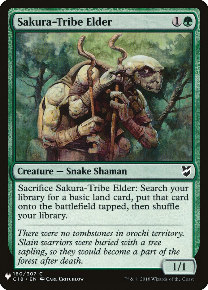 Sakura-Tribe Elder [Mystery Booster] Magic: The Gathering