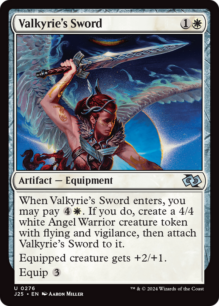 Valkyrie's Sword [Foundations Jumpstart] Magic: The Gathering