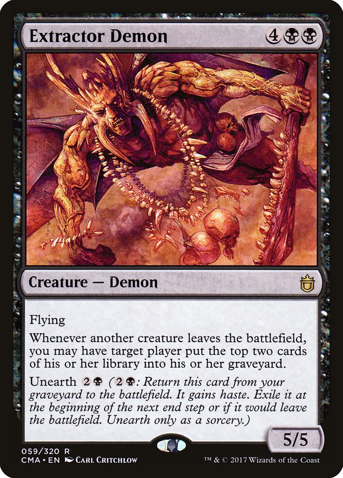 Extractor Demon [Commander Anthology] Magic: The Gathering