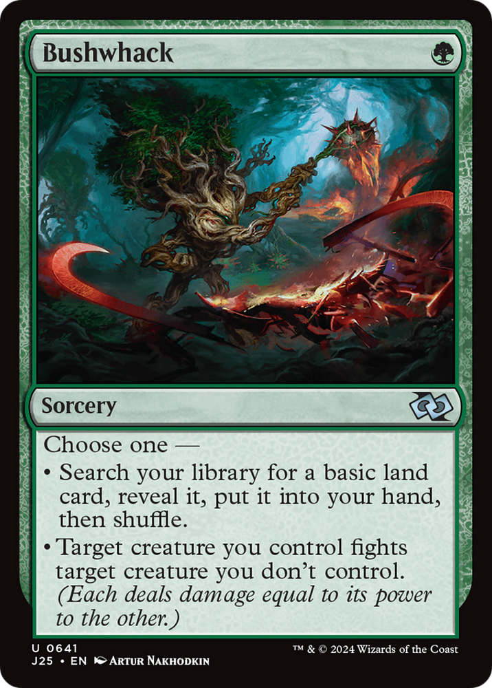 Bushwhack [Foundations Jumpstart] Magic: The Gathering