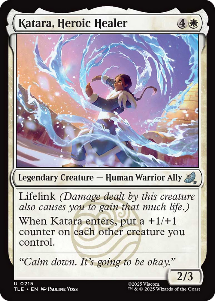 Katara, Heroic Healer [Avatar: The Last Airbender: Eternal-Legal] Magic: The Gathering