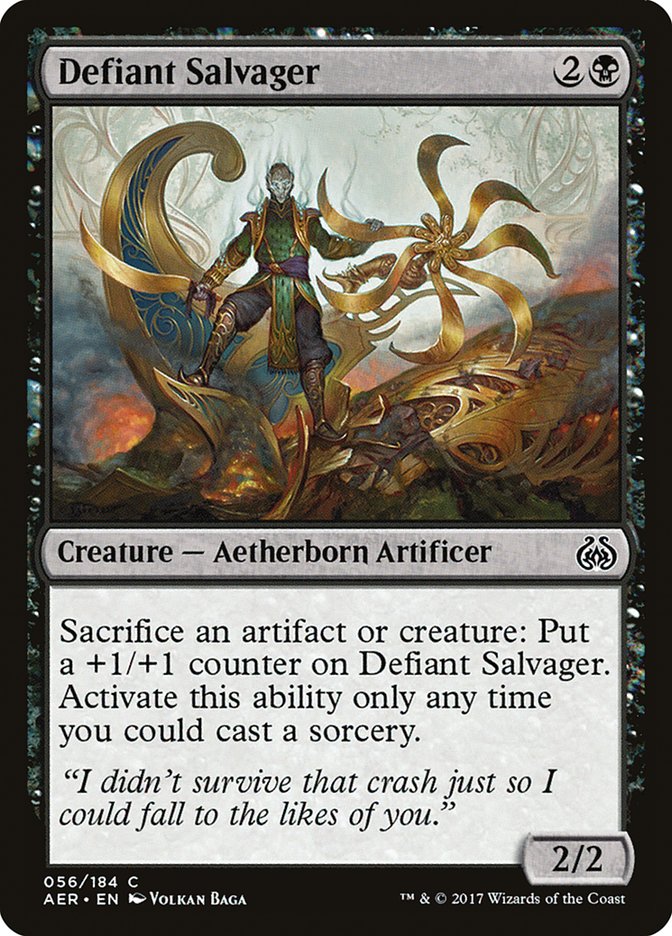 Defiant Salvager [Aether Revolt] Magic: The Gathering