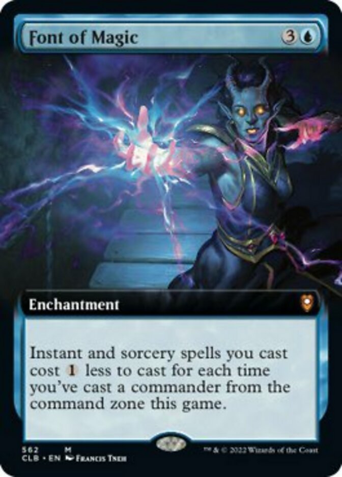 Font of Magic (Extended Art) [Commander Legends: Battle for Baldur's Gate] Magic: The Gathering