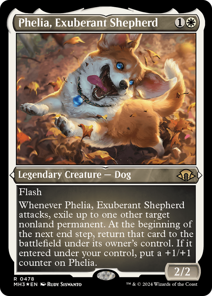 Phelia, Exuberant Shepherd (Foil Etched) [Modern Horizons 3] Magic: The Gathering