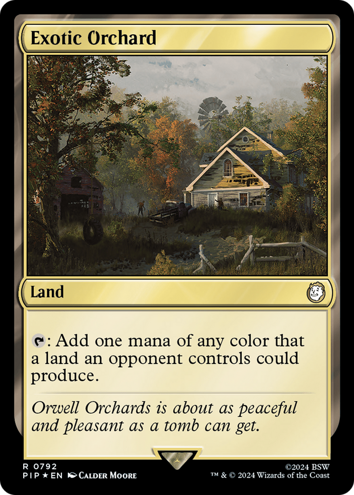 Exotic Orchard (Surge Foil) [Fallout] Magic: The Gathering
