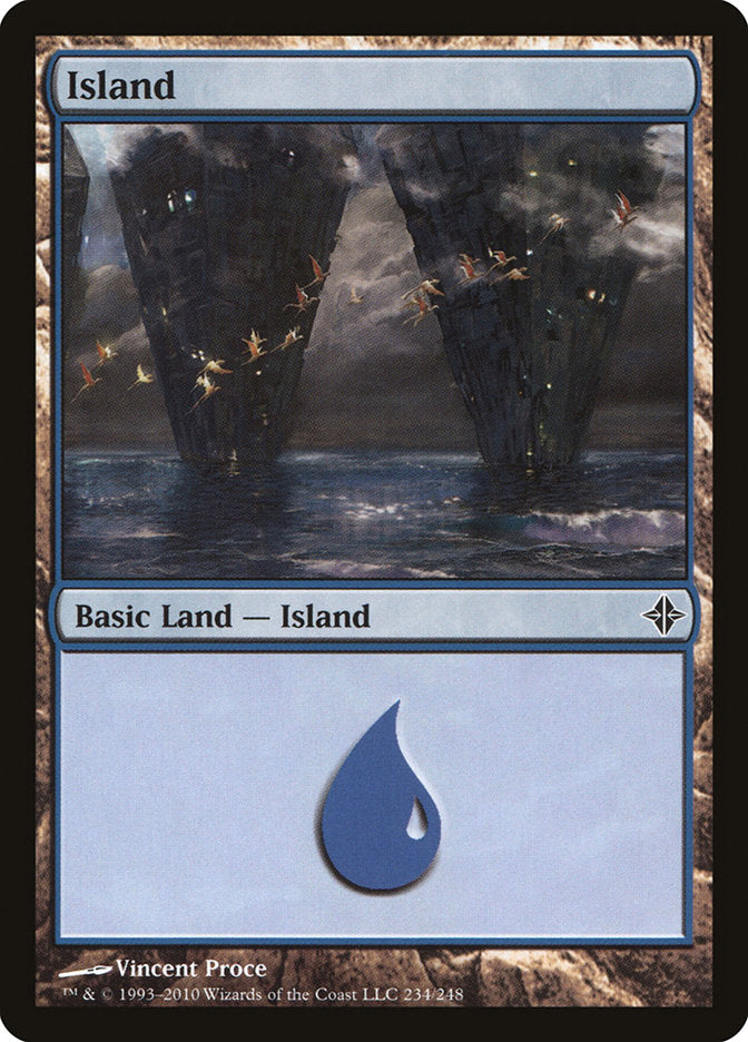 Island (234) [Rise of the Eldrazi] Magic: The Gathering