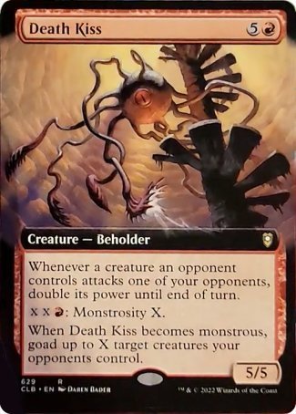 Death Kiss (Extended Art) [Commander Legends: Battle for Baldur's Gate] Magic: The Gathering