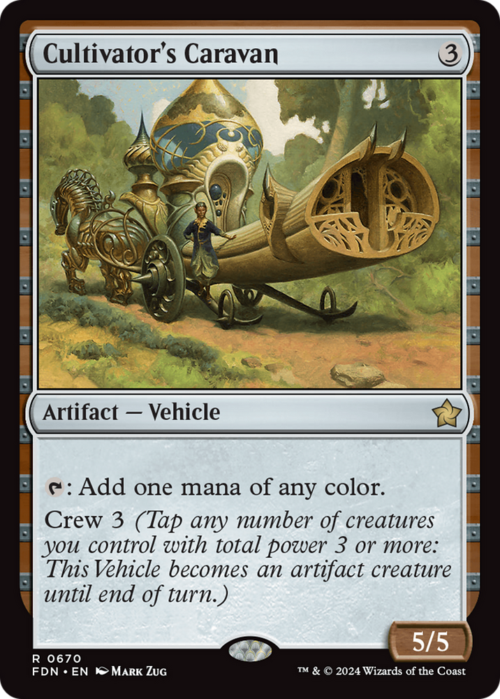 Cultivator's Caravan [Foundations] Magic: The Gathering
