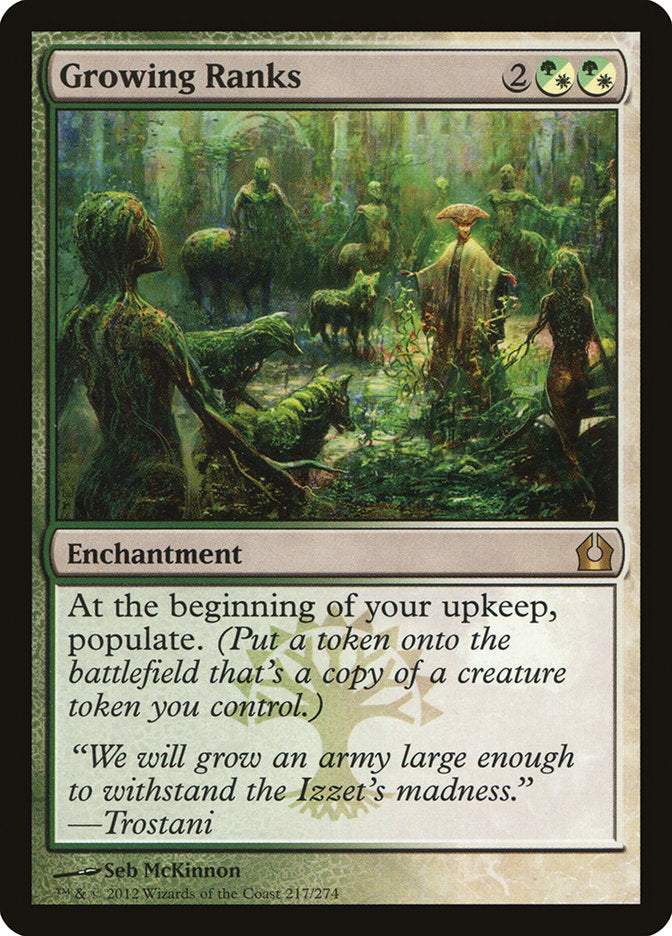 Growing Ranks [Return to Ravnica] Magic: The Gathering
