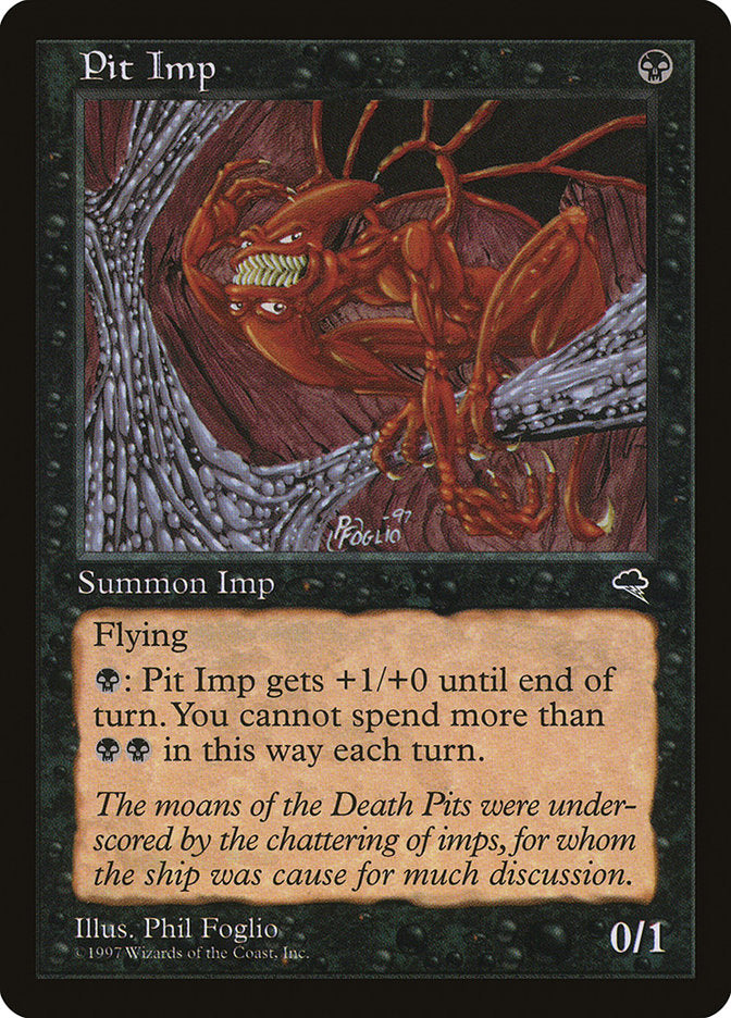 Pit Imp [Tempest] Magic: The Gathering