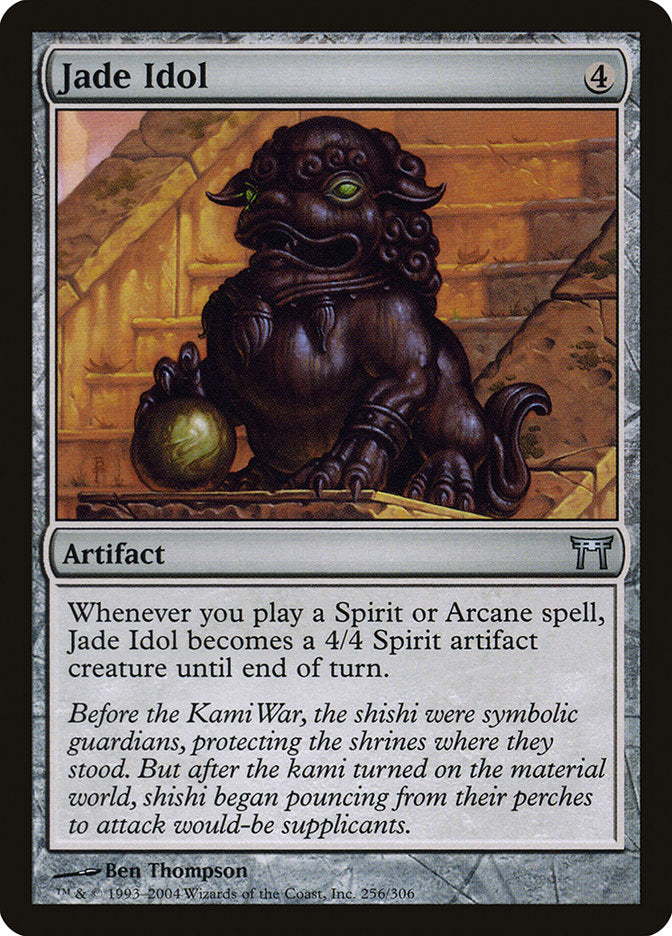 Jade Idol [Champions of Kamigawa] Magic: The Gathering