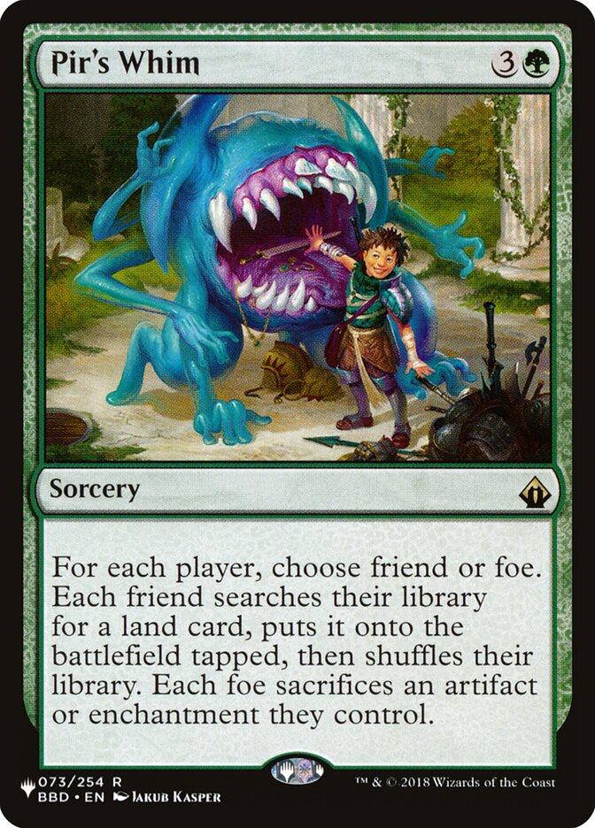 Pir's Whim [The List] Magic: The Gathering