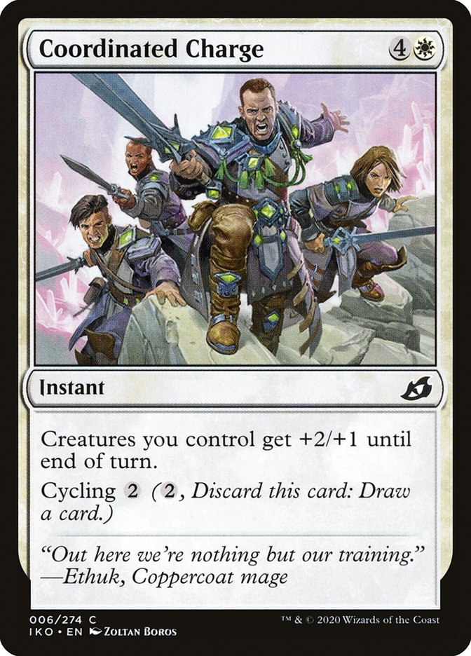 Coordinated Charge [Ikoria: Lair of Behemoths] Magic: The Gathering