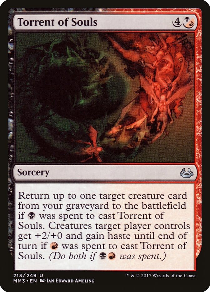 Torrent of Souls [Modern Masters 2017] Magic: The Gathering