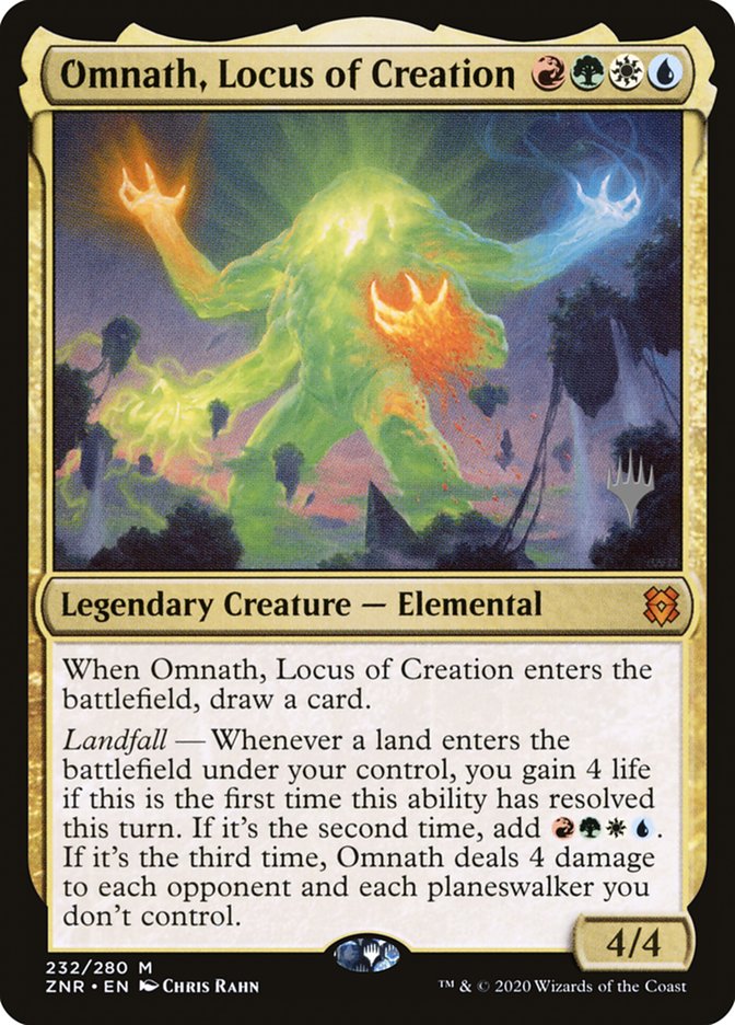 Omnath, Locus of Creation (Promo Pack) [Zendikar Rising Promos] Magic: The Gathering
