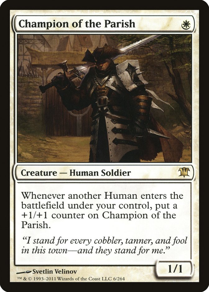 Champion of the Parish [Innistrad] Magic: The Gathering