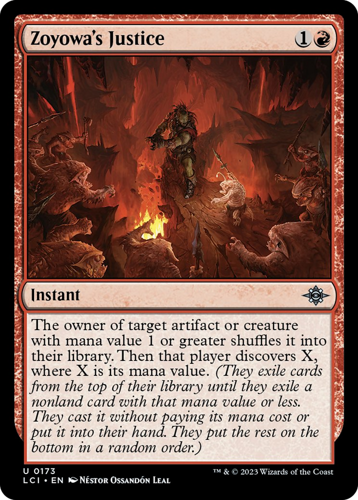 Zoyowa's Justice [The Lost Caverns of Ixalan] Magic: The Gathering