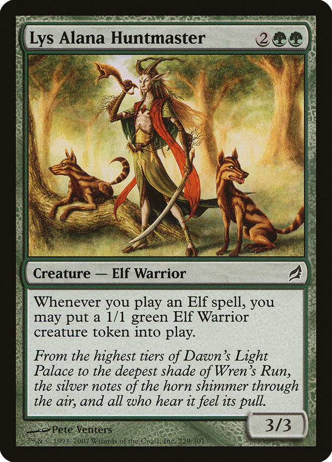 Lys Alana Huntmaster [Lorwyn] Magic: The Gathering