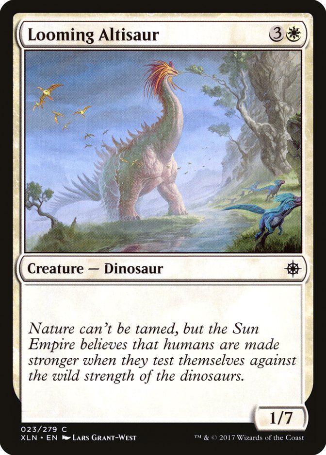 Looming Altisaur [Ixalan] Magic: The Gathering