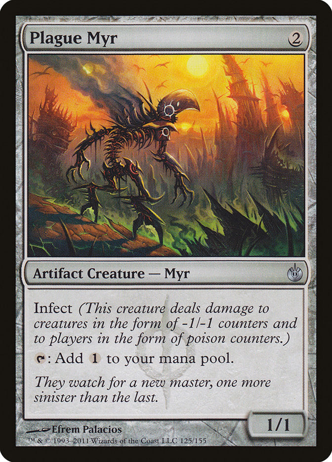 Plague Myr [Mirrodin Besieged] Magic: The Gathering
