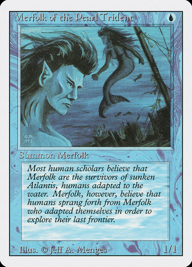 Merfolk of the Pearl Trident [Revised Edition] Magic: The Gathering