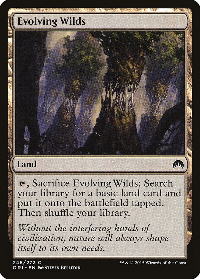 Evolving Wilds [Magic Origins] Magic: The Gathering