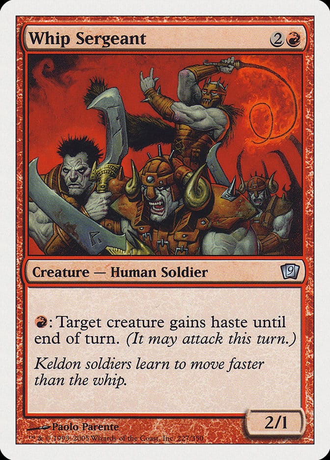 Whip Sergeant [Ninth Edition] Magic: The Gathering