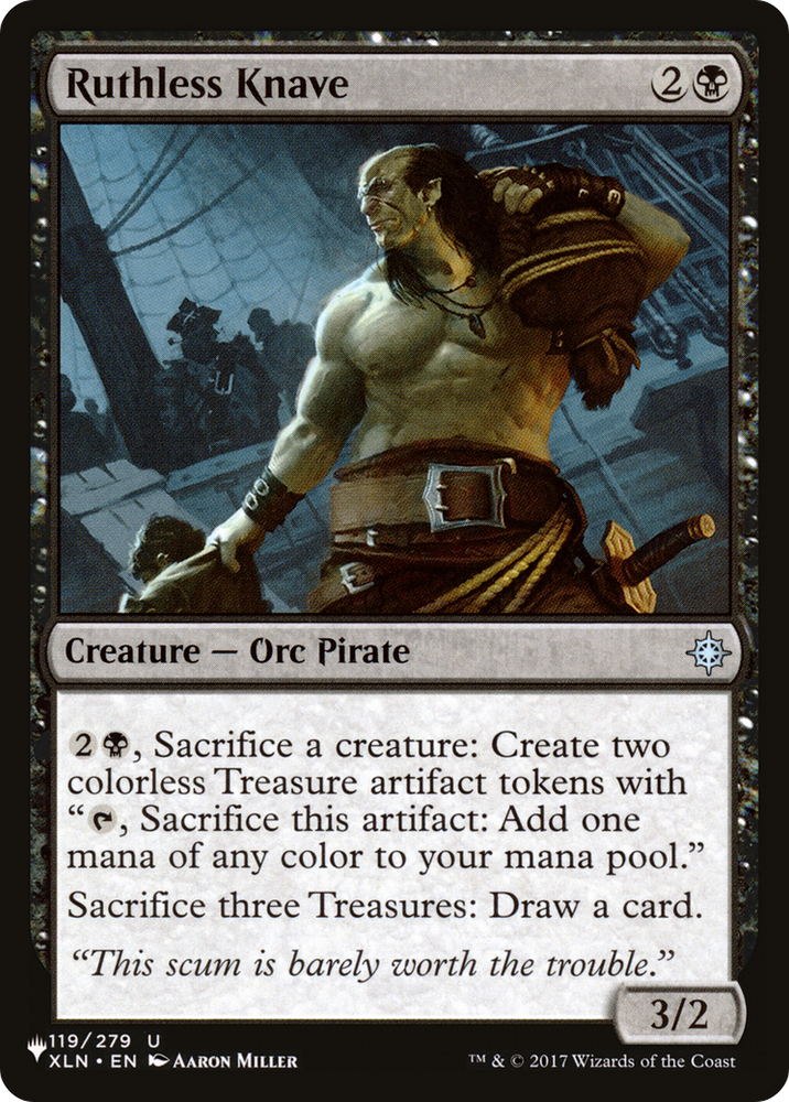 Ruthless Knave [The List] Magic: The Gathering