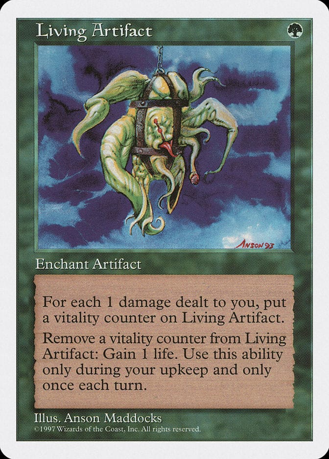 Living Artifact [Fifth Edition] Magic: The Gathering