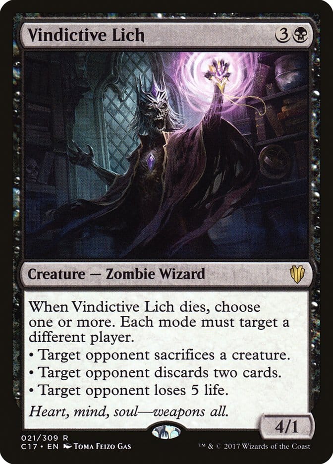 Vindictive Lich [Commander 2017] Magic: The Gathering