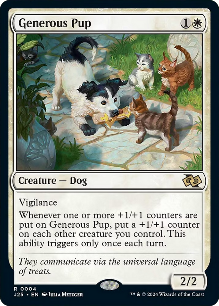 Generous Pup [Foundations Jumpstart] Magic: The Gathering