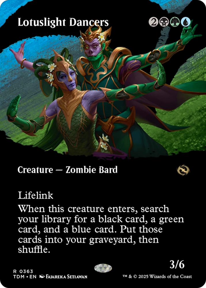 Lotuslight Dancers (Borderless) [Tarkir: Dragonstorm] Magic: The Gathering