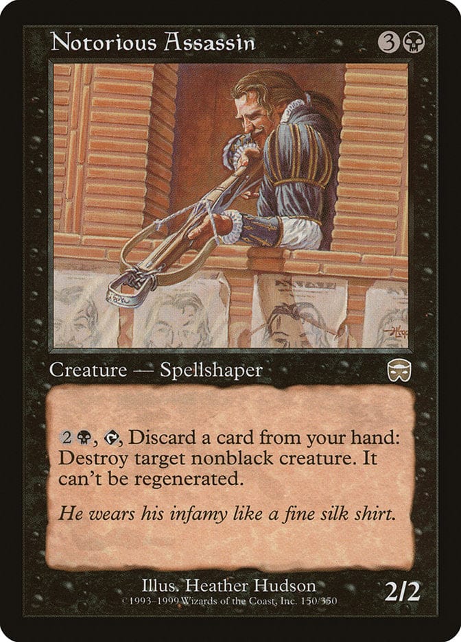Notorious Assassin [Mercadian Masques] Magic: The Gathering