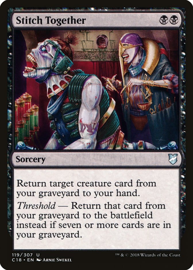 Stitch Together [Commander 2018] Magic: The Gathering