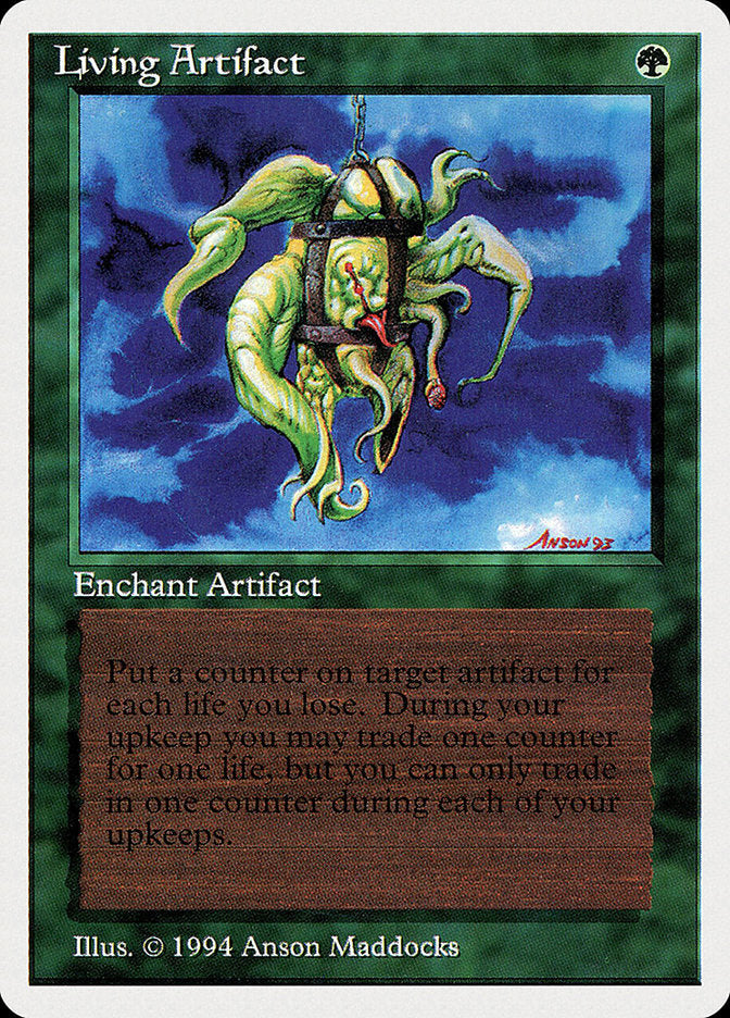 Living Artifact [Summer Magic / Edgar] Magic: The Gathering