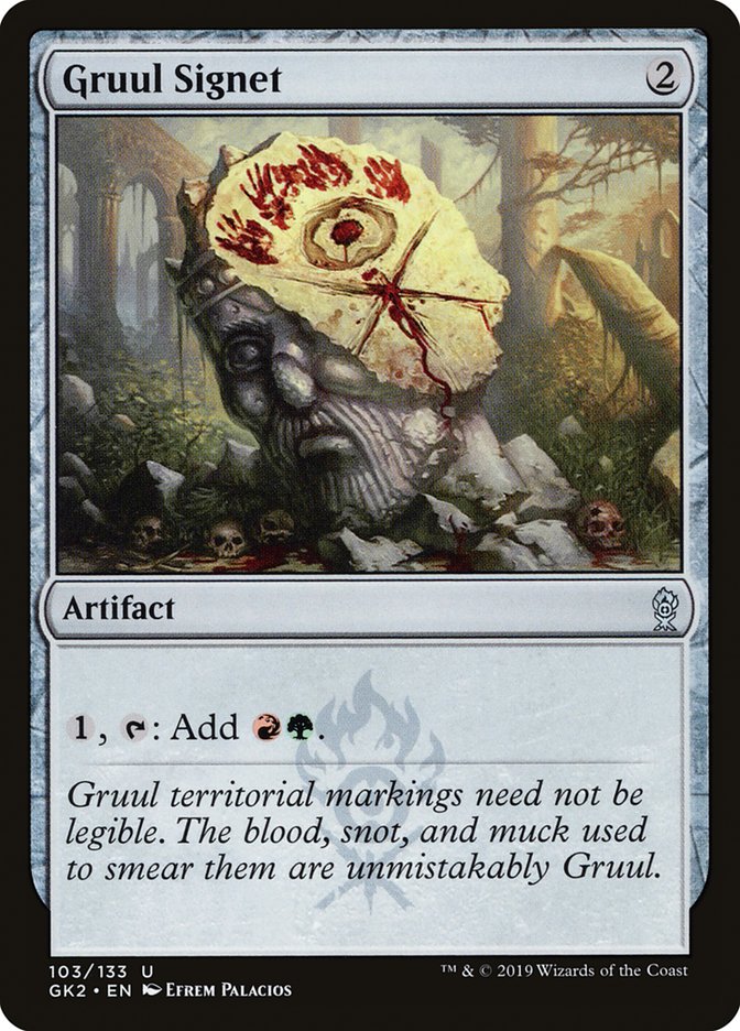 Gruul Signet [Ravnica Allegiance Guild Kit] Magic: The Gathering