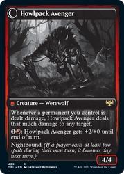 Ill-Tempered Loner // Howlpack Avenger [Innistrad: Double Feature] Magic: The Gathering