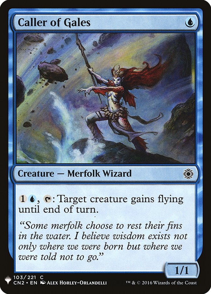 Caller of Gales [Mystery Booster] Magic: The Gathering