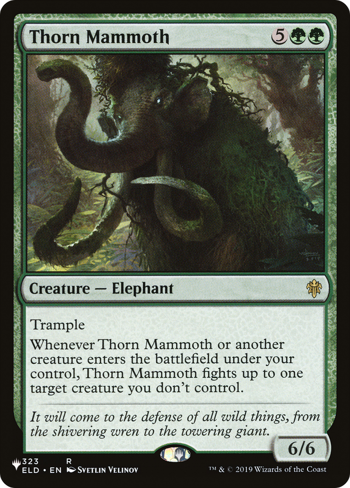 Thorn Mammoth [The List] Magic: The Gathering