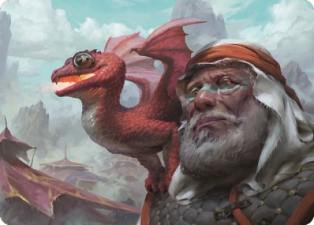 Dragon Whelp Art Card [Dominaria United Art Series] Magic: The Gathering