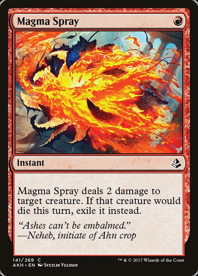Magma Spray [Amonkhet] Magic: The Gathering