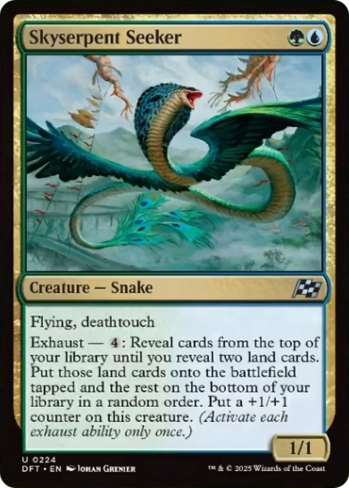 Skyserpent Seeker [Aetherdrift] Magic: The Gathering