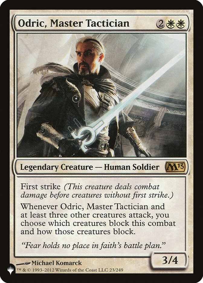 Odric, Master Tactician [The List] Magic: The Gathering