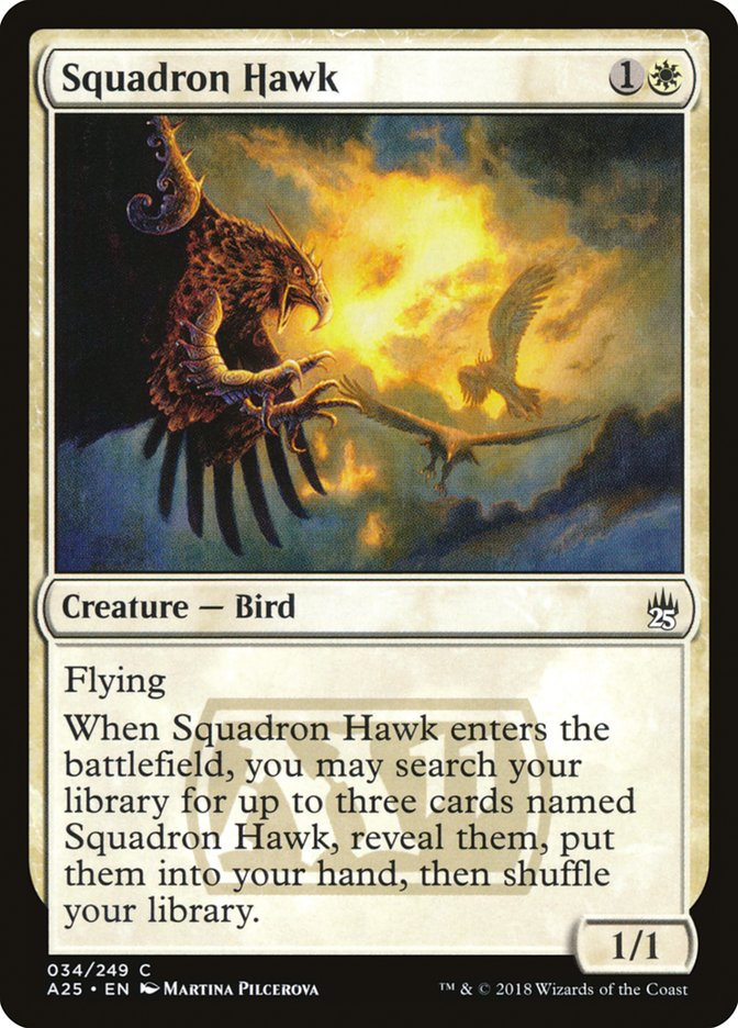 Squadron Hawk [Masters 25] Magic: The Gathering