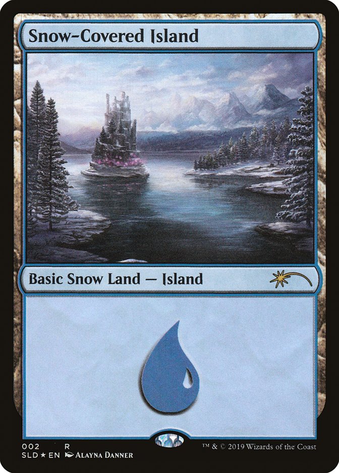 Snow-Covered Island (2) [Secret Lair Drop Series] Magic: The Gathering